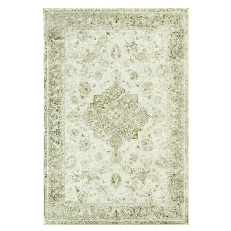 Soft Vintage Medallion Area Rug - Jinchan Home