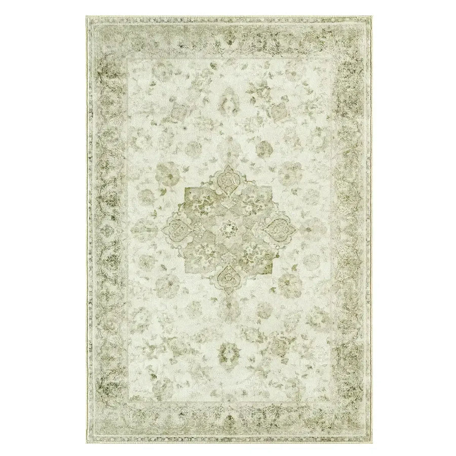 Soft Vintage Medallion Area Rug - Jinchan Home