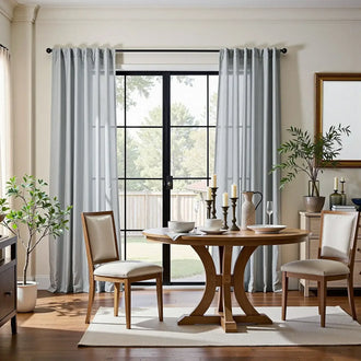 
                    
                      Solid Linen-Blend 3-in-1 Curtains - Jinchan Home
                    
                  