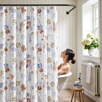 
                    
                      Vintage Hydrangea Floral Shower Curtain - Jinchan Home
                    
                  