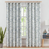 Vine & Bloom Linen Curtains - Jinchan Home