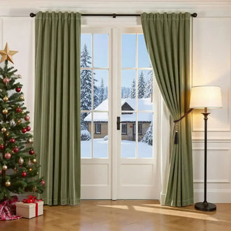 
                    
                      Velvet Curtain (1 Panel) - Jinchan Home
                    
                  
