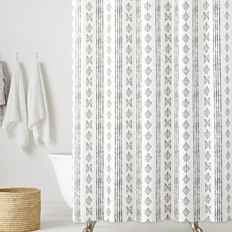 
                    
                      Geometric Totem Vertical Stripe Shower Curtain - Jinchan Home
                    
                  