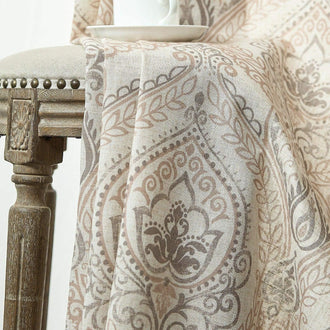 
                    
                      Vintage Paisley Rod Pocket Curtains - Jinchan Home
                    
                  
