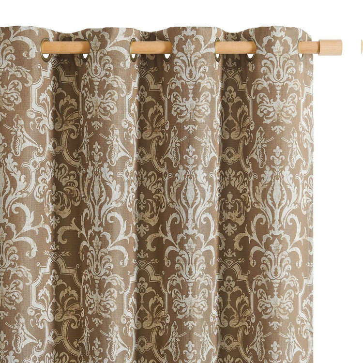 Damask Heritage Vintage Curtains - Jinchan Home