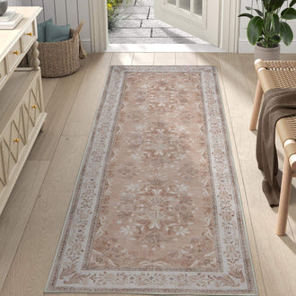 
                    
                      Soft Vintage Acanthus Floral Scrollwork Rug - Jinchan Home
                    
                  