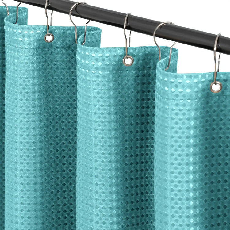 Waffle Weave Grommet Top Shower Curtain - Jinchan Home