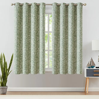 
                    
                      Vintage Scrollwork Damask Curtains - Jinchan Home
                    
                  