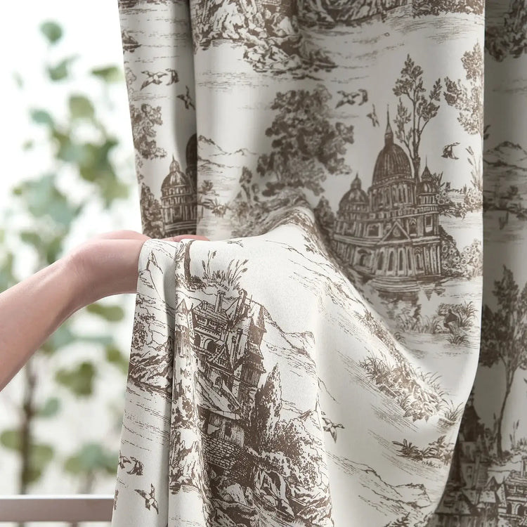 Parisian Garden Curtains - Jinchan Home