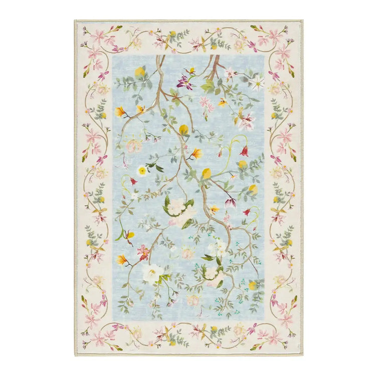 Floral Vine Rug - Jinchan Home