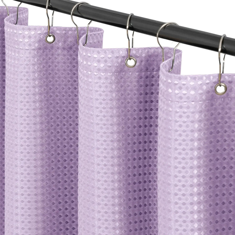 Waffle Weave Grommet Top Shower Curtain - Jinchan Home