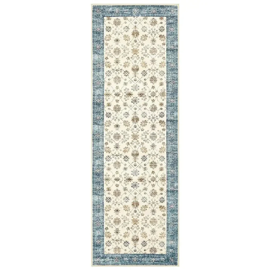 Vintage Floral Medallion Area Rug - Jinchan Home