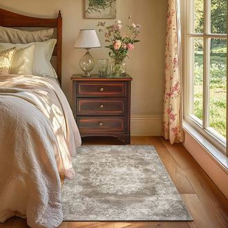 
                    
                      Antique Distressed Medallion Area Rug - Jinchan Home
                    
                  