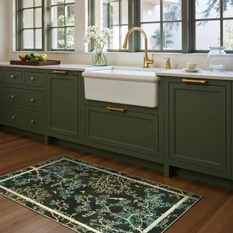 
                    
                      Branches & Birds Botanical Print Area Rug - Jinchan Home
                    
                  