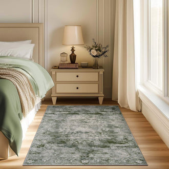 
                    
                      Antique Distressed Medallion Area Rug - Jinchan Home
                    
                  