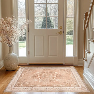 
                    
                      Soft Vintage Acanthus Floral Scrollwork Rug - Jinchan Home
                    
                  