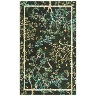 
                    
                      Branches & Birds Botanical Print Area Rug - Jinchan Home
                    
                  