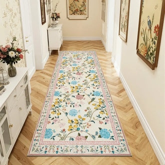 
                    
                      Lemon and Hydrangea Botanical Bird Area Rug - Jinchan Home
                    
                  