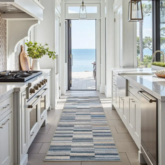 
                    
                      Striped Patchwork Area Rug - Jinchan Home
                    
                  