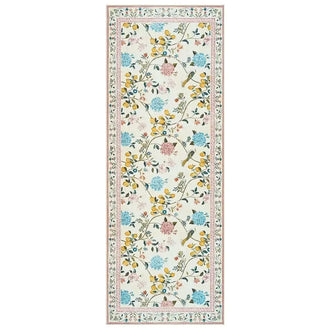 
                    
                      Lemon and Hydrangea Botanical Bird Area Rug - Jinchan Home
                    
                  