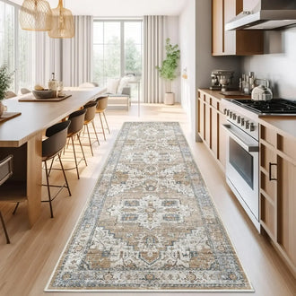 
                    
                      Vintage Persian-Style Distressed Area Rug - Jinchan Home
                    
                  
