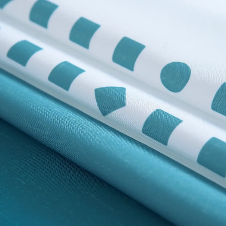 Boho Geometric Striped Shower Curtain - Jinchan Home