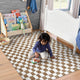 
                    
                      Modern Checkered Geometric Area Rug - Jinchan Home
                    
                  
