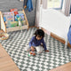 
                    
                      Modern Checkered Geometric Area Rug - Jinchan Home
                    
                  