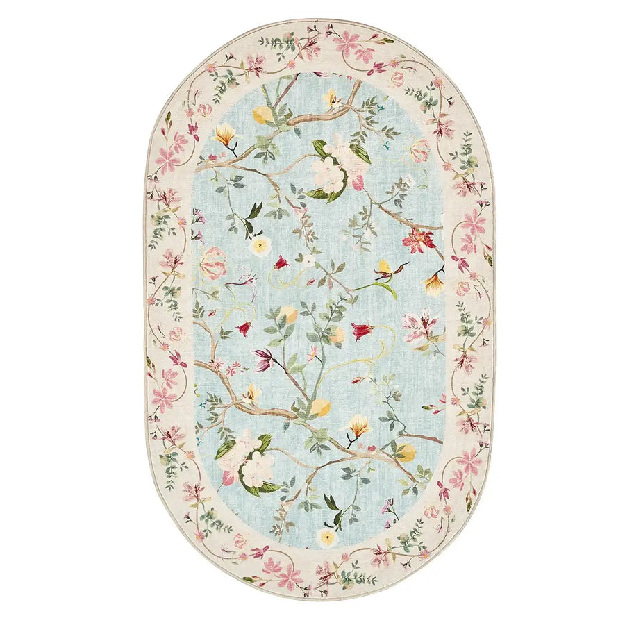Floral Vine Rug - Jinchan Home