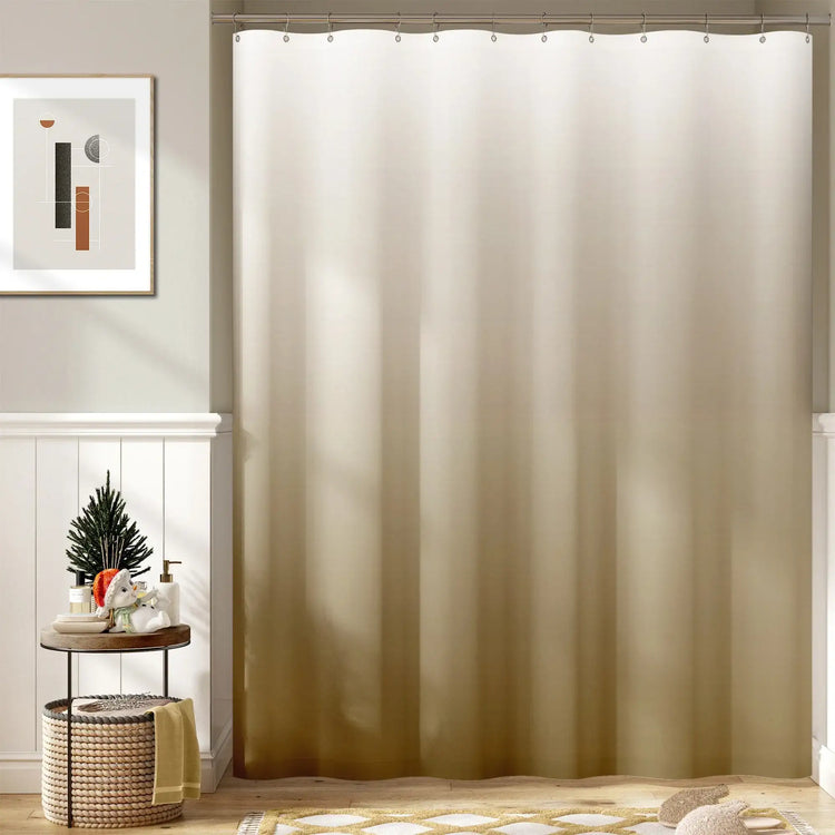 Smooth Gradient Tone Shower Curtain - Jinchan Home