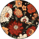Vintage Floral Area Rug - Jinchan Home