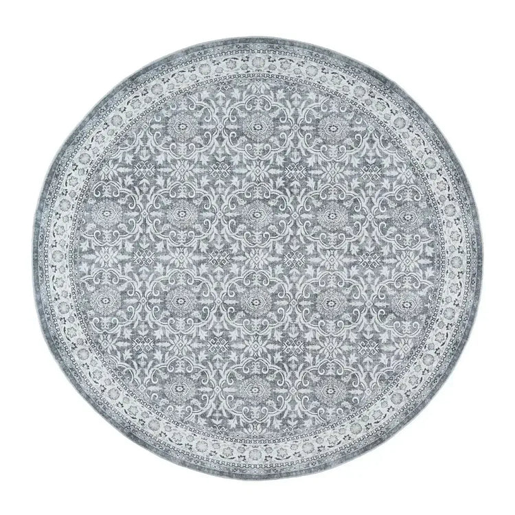 All Over Floral Pattern Vintage Persian Medallion Rug - Jinchan Home