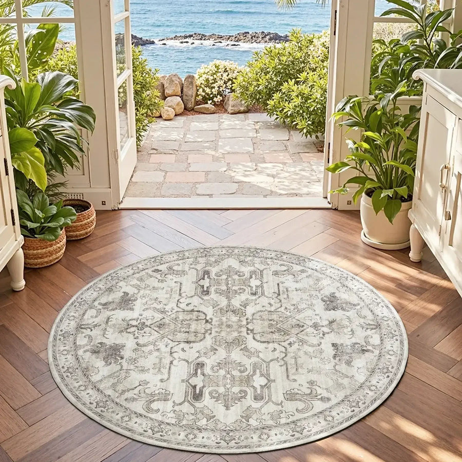 Vintage Serapi Medallion Rug - Jinchan Home