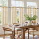 
                    
                      Colorful Striped Linen Wood Ear Edge Kitchen Curtains - Jinchan Home
                    
                  