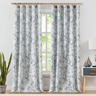 
                    
                      Vine & Bloom Linen Curtains - Jinchan Home
                    
                  
