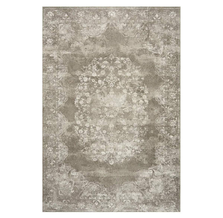 Antique Distressed Medallion Area Rug - Jinchan Home