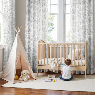 
                    
                      Bunny & Squirrel Toile Linen Curtains - Jinchan Home
                    
                  