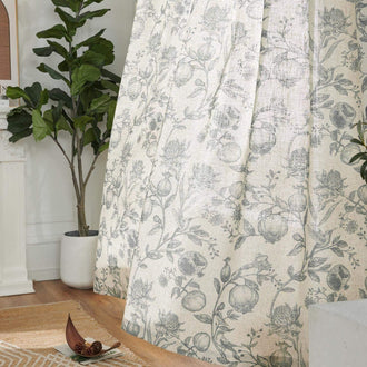 
                    
                      Vintage Pomegranate Botanical Curtains - Jinchan Home
                    
                  