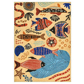 Underwater Folk Art Kids Rug - Jinchan Home