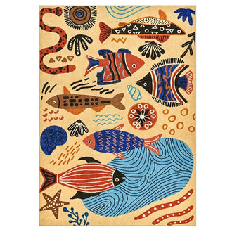 
                    
                      Underwater Folk Art Kids Rug - Jinchan Home
                    
                  