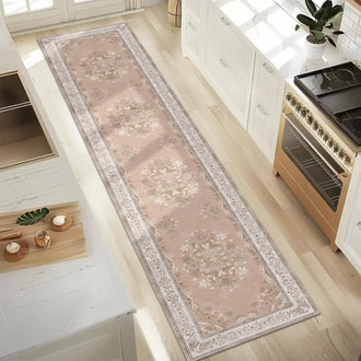 
                    
                      Soft Vintage Acanthus Floral Scrollwork Rug - Jinchan Home
                    
                  