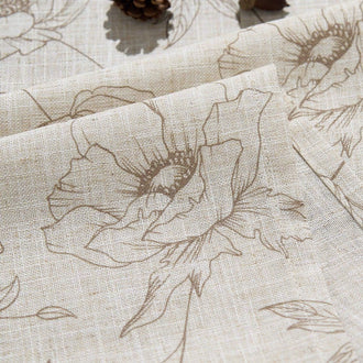 
                    
                      Floral Linen Curtains - Jinchan Home
                    
                  