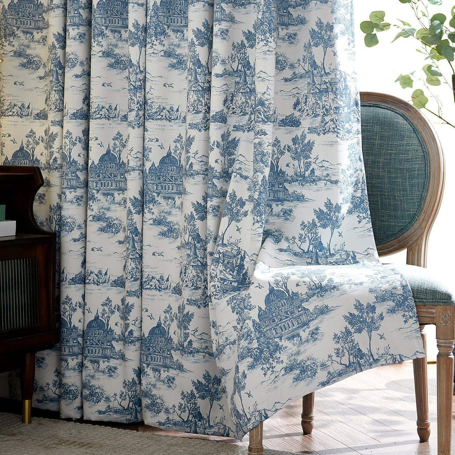 Parisian Garden Curtains - Jinchan Home