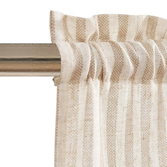 
                    
                      Linen Vertical Stripe Valance - Jinchan Home
                    
                  