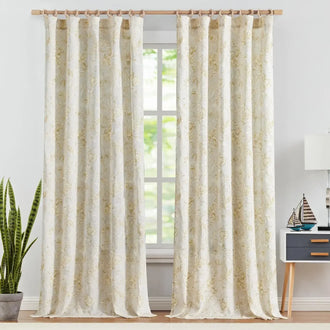 
                    
                      Vine & Bloom Linen Curtains - Jinchan Home
                    
                  