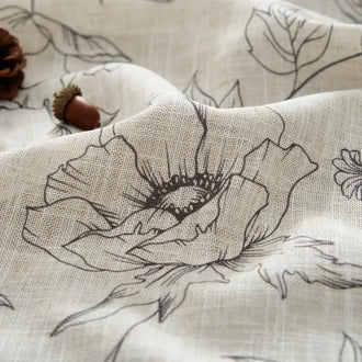 
                    
                      Floral Linen Curtains - Jinchan Home
                    
                  