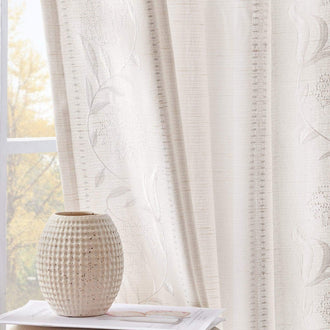 
                    
                      Hydrangea Embroidered Linen Curtains - Jinchan Home
                    
                  
