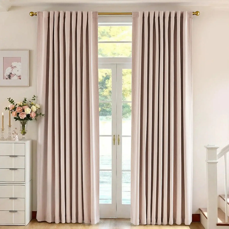 Luxe Chenille Blackout 3-in-1 Curtains - Jinchan Home