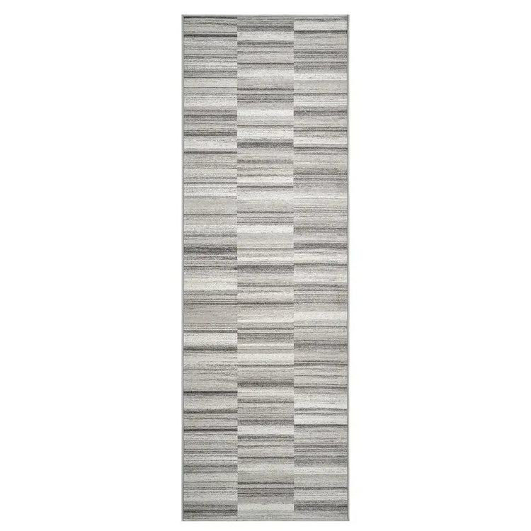 Striped Patchwork Area Rug - Jinchan Home