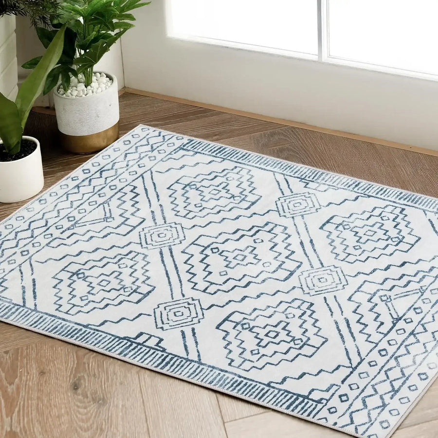 Moroccan Berber Geometric Area Rug - Jinchan Home